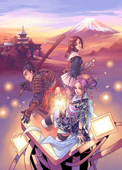 L'affiche realizzata da Aurore L'affiche realizzata da Aurore<br><i>(c) Aurore-Japan Expo 2006</i>