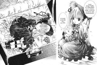 Due immagini della Rozen Maiden Due immagini della Rozen Maiden<br>disegni di Peach-Pitt<br><i>(c) aventi diritto</i>