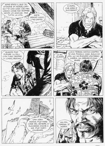 Tavola dal numero 4<br>disegni di Fabio Valdambrini<br><i>(c) 2006 Sergio Bonelli Editore</i>