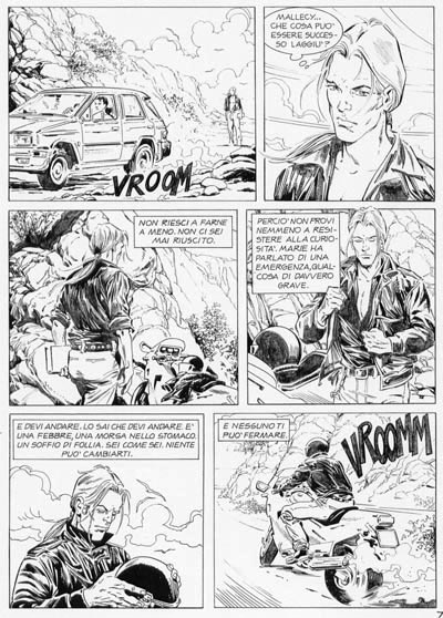 Tavola dal numero 3<br>disegni di Busticchi & Paesani<br><i>(c) 2006 Sergio Bonelli Editore</i>