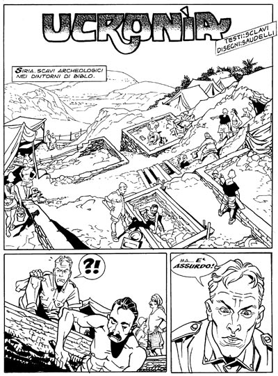 Tavola 01/240<br>disegni di Franco Saudelli<br><i>(c) 2006 Sergio Bonelli Editore</i>