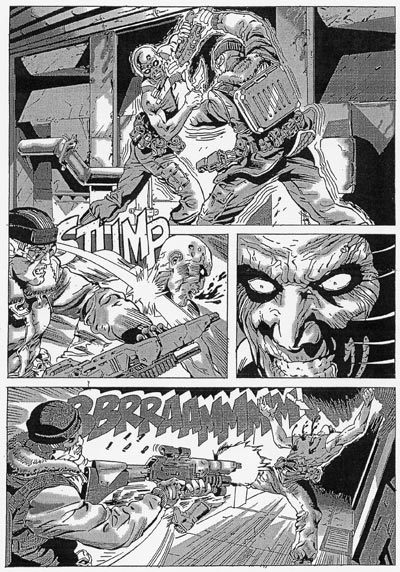 Tavola 34/183<br>disegni di Paolo Di Clemente<br><i>(c) 2006 Sergio Bonelli Editore</i>