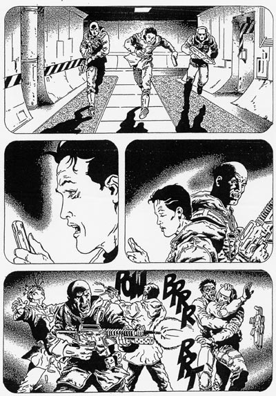 Tavola 13/184<br>disegni di Paolo Di Clemente<br><i>(c) 2006 Sergio Bonelli Editore</i>