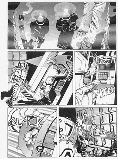 Tavola 66/185<br>disegni di Maurizio Gradin<br><i>(c) 2006 Sergio Bonelli Editore</i>
