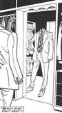 L'inesistente Brett Ellis<br>disegni di Franco Saudelli, Dylan Dog 240, pag.87<br><i>(c) 2006 SBE</i>