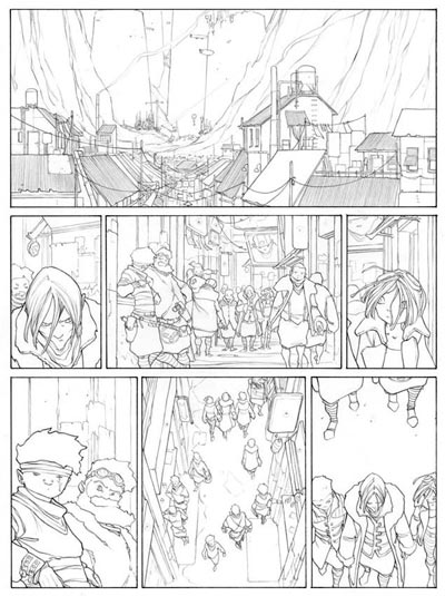 Tome 3 - Tavola 06 matite<br>disegni di Matteo Piana<br><i>(c) 2006 Les Humanoides Associ�s</i>