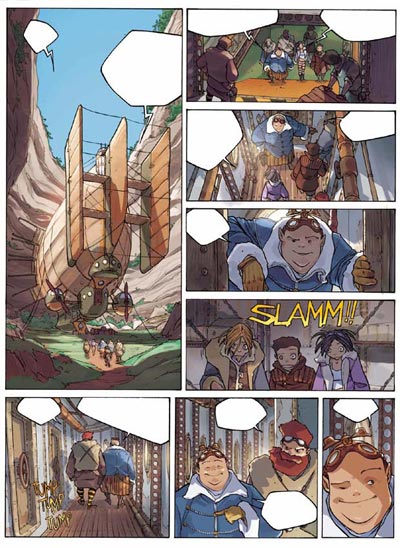 Tomo 3 - Tavola 11<br>disegni di Matteo Piana, colori di Davide Turotti<br><i>(c) 2006 Les Humanoides Associ�s</i>
