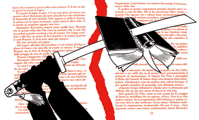 Gaijin Gaijin<br>un disegno di O.Catacchio realizzato per lo spettacolo teatrale scritto da L.Bernardi<br><i>(c) aventi diritto</i>