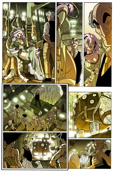 Numero 1 - Tavola 13<br>disegni di Vincenzo Cucca, colori di Barbara Ciardo<br><i>(c) 2006 GGStudio</i>