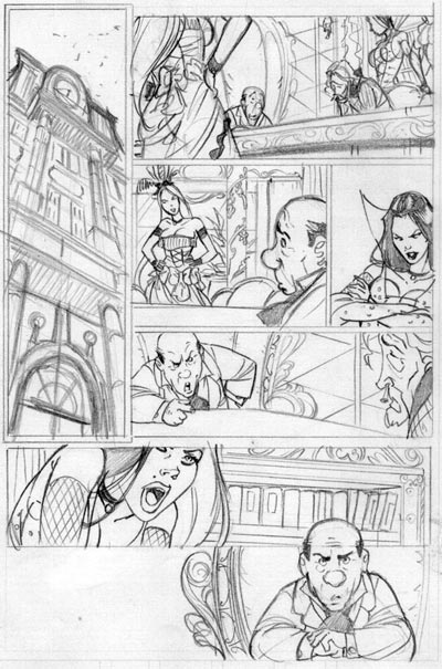 Numero 1 - Tavola 37 matite<br>disegni di Vincenzo Cucca<br><i>(c) 2006 GGStudio</i>
