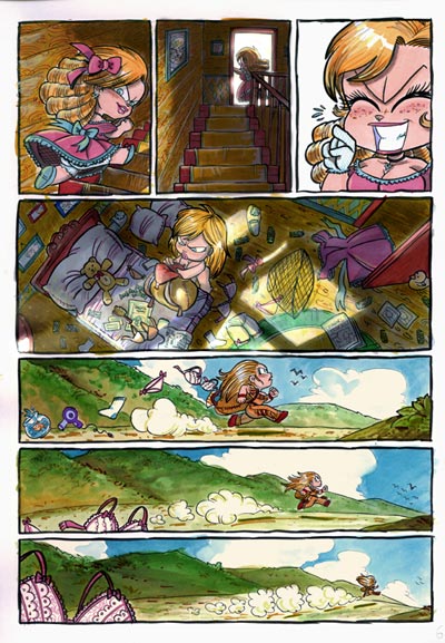 Numero 1 - Tavola 06 Numero 1 - Tavola 06<br>disegni e colori di Elena Mirulla<br><i>(c) 2006 Salvatore Taormina</i>