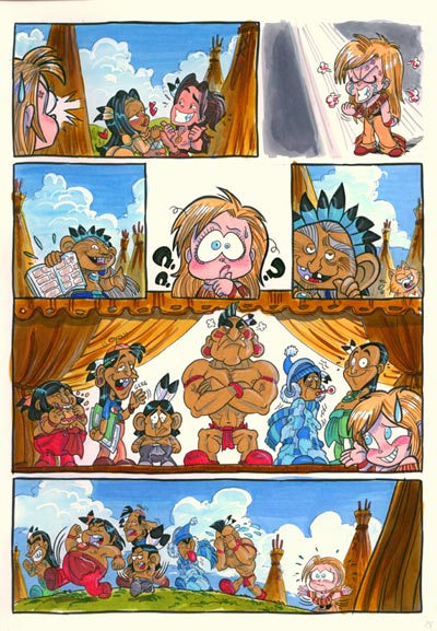 Numero 1 - Tavola 28 Numero 1 - Tavola 28<br>disegni e colori di Elena Mirulla<br><i>(c) 2006 Salvatore Taormina</i>