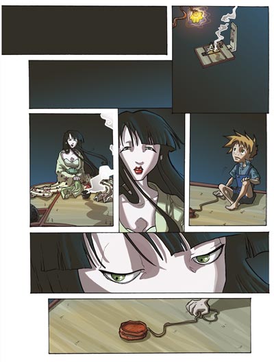 Numero 1 - Tavola 10<br>disegni di Simona Tornabene, colori di Andres Jos� Mossa<br><i>(c) 2006 Salvatore Taormina</i>