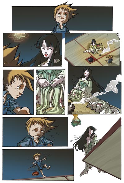 Numero 1 - Tavola 11<br>disegni di Simona Tornabene, colori di Andres Jos� Mossa<br><i>(c) 2006 Salvatore Taormina</i>