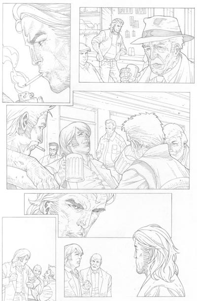 Numero 1 - Tavola 08 matite<br>disegni di Marco Castiello<br><i>(c) 2006 GGStudio</i>