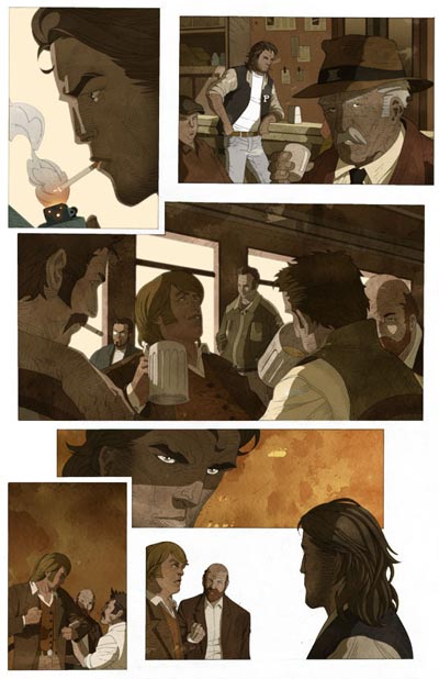 Numero 1 - Tavola 08<br>disegni di Marco Castiello, colori di Barbara Ciardo<br><i>(c) 2006 GGStudio</i>
