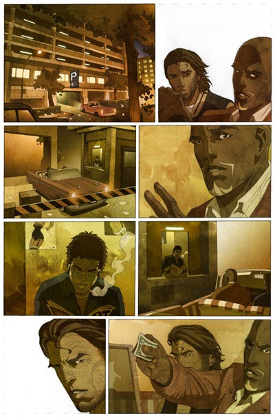 Numero 1 - Tavola 11<br>disegni di Marco Castiello, colori di Barbara Ciardo<br><i>(c) 2006 GGStudio</i>