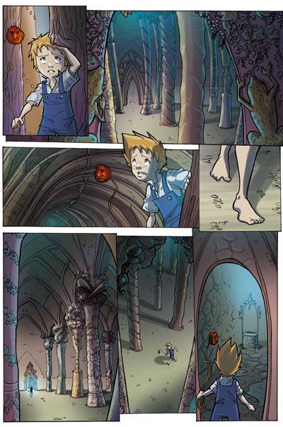 Numero 1 - Tavola 16<br>disegni di Simona Tornabene, colori di Andres Jos� Mossa<br><i>(c) 2006 Salvatore Taormina</i>