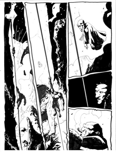 Tavola 29 bianco&nero<br>disegni di Andrea Mutti<br><i>(c) 2006 Edizioni BD</i>