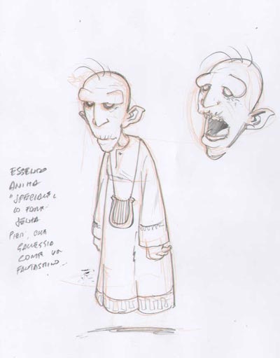 Virgilio<br>disegni di Andrea Mutti<br><i>(c) 2006 Edizioni BD</i>