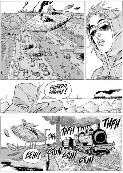 Il ritorno di Bluto<br>disegni di Luca Enoch<br><i>(c) 2006 Sergio Bonelli Editore</i>
