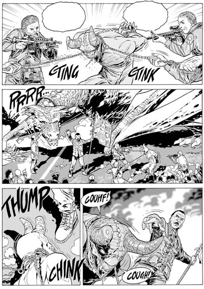 Le Teste Rosse<br>disegni di Luca Enoch<br><i>(c) 2006 Sergio Bonelli Editore</i>
