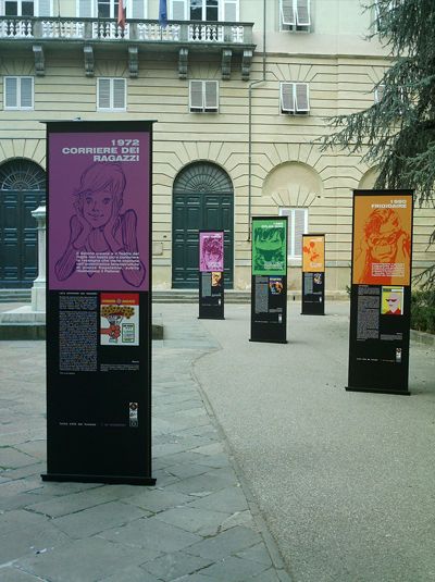 I grandi protagonisti I grandi protagonisti<br>cortile Carrara del Palazzo Ducale<br><i>(c) degli aventi diritto</i>