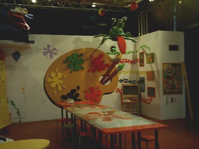 Giocare con le nuvole - Laboratorio di Art Attack Giocare con le nuvole - Laboratorio di Art Attack<br>Museo Nazionale del Fumetto<br><i>(c) degli aventi diritto</i>