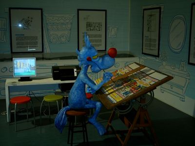 L'arte del fumetto - Lupo Alberto L'arte del fumetto - Lupo Alberto<br>Museo Nazionale del Fumetto<br><i>(c) degli aventi diritto</i>