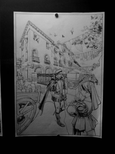Lucca vista da... Dago Lucca vista da... Dago<br>Museo Nazionale del Fumetto<br><i>(c) degli aventi diritto</i>