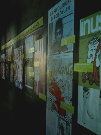 Sala del Museo Nazionale del Fumetto - Il Buono, il Brutto e il Cattivo Sala del Museo Nazionale del Fumetto - Il Buono, il Brutto e il Cattivo<br>Museo Nazionale del Fumetto<br><i>(c) degli aventi diritto</i>