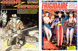 Orient Express e Frigidarie Orient Express e Frigidarie<br>due cover delle riviste<br><i>(c) aventi diritto</i>
