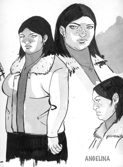 Angelina Angelina<br>disegni di Claudio Stassi<br><i>(c) 2006 Becco Giallo</i>
