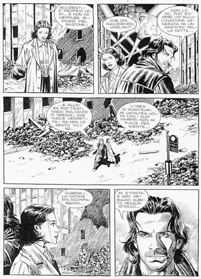 Tavola dal numero 83<br>disegni di Fabrizio Russo<br><i>(c) 2006 Sergio Bonelli Editore</i>