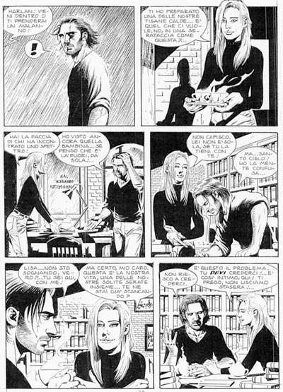 Tavola dal numero 84<br>disegni di Arturo Lozzi<br><i>(c) 2006 Sergio Bonelli Editore</i>