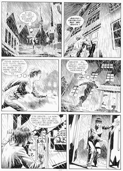 Tavola dal numero 84<br>disegni di Arturo Lozzi<br><i>(c) 2006 Sergio Bonelli Editore</i>