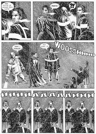 Tavola dal numero 85<br>disegni di Fabio Bartolini<br><i>(c) 2006 Sergio Bonelli Editore</i>