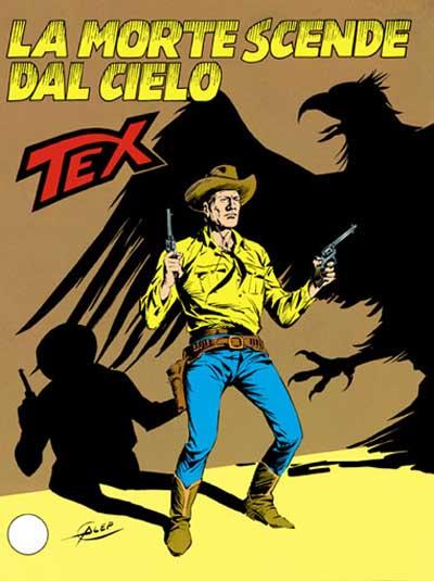 La morte scende dal cielo<br>copertina Tex 325<br><i>(c) 1987 SBE</i>