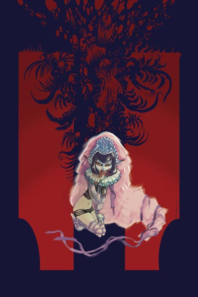 Illustrazione: Achille Blood<br>disegni e colori Giovanni Rigano<br><i>(c) 2006 Soleil</i>
