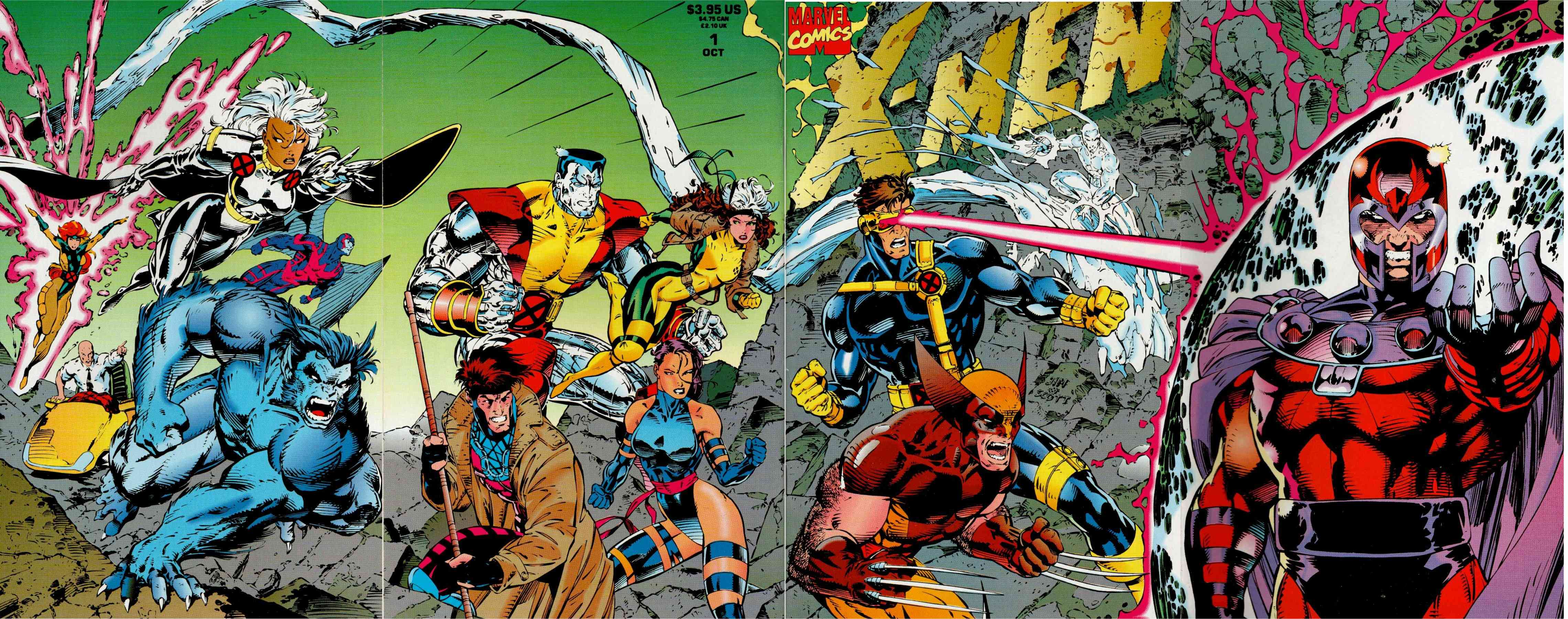 Gli X-Men di Jim Lee Gli X-Men di Jim Lee<br>copertina di X-Men 1<br><i>(c) 1991 Marvel Comics</i>