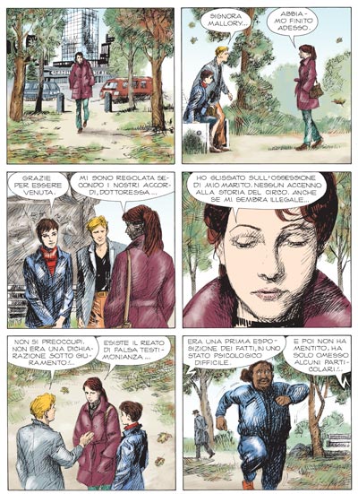 Tavola 76/100 colori<br>disegni di Giorgio Trevisan<br><i>(c) 2006 Sergio Bonelli Editore</i>