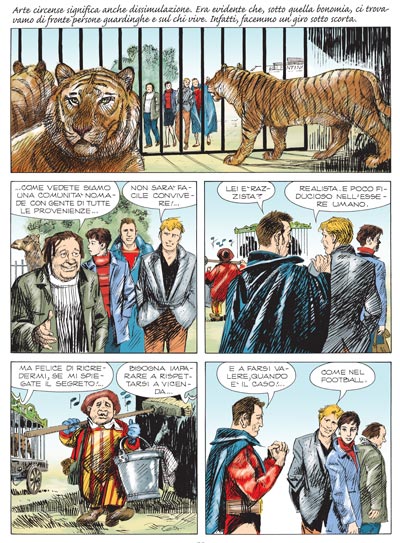 Tavola 58/100 colori<br>disegni di Giorgio Trevisan<br><i>(c) 2006 Sergio Bonelli Editore</i>