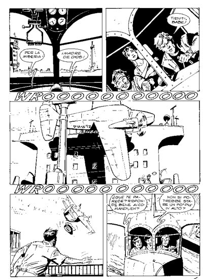 Tavola tratta dal numero 101<br>matite di Luigi Pittaluga, chine Federico Antinori<br><i>(c) 2006 Sergio Bonelli Editore</i>