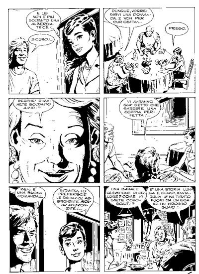 Tavola tratta dal numero 101<br>matite di Luigi Pittaluga, chine Federico Antinori<br><i>(c) 2006 Sergio Bonelli Editore</i>