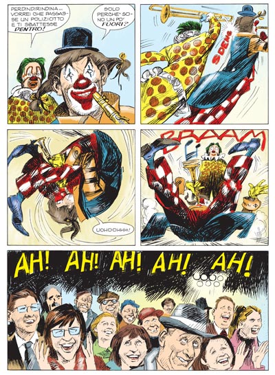 Tavola 37/100 colori<br>disegni di Giorgio Trevisan<br><i>(c) 2006 Sergio Bonelli Editore</i>