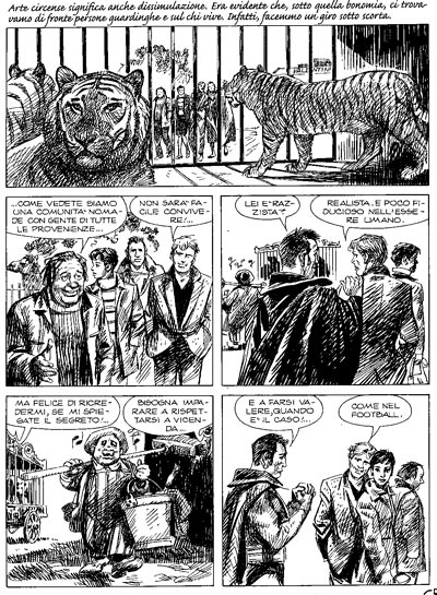 Tavola 58/100 bianco & nero<br>disegni di Giorgio Trevisan<br><i>(c) 2006 Sergio Bonelli Editore</i>