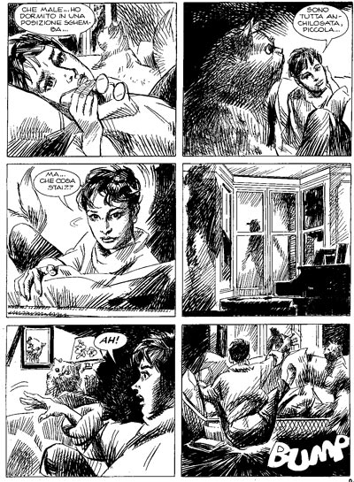 Tavola 86/100 bianco & nero<br>disegni di Giorgio Trevisan<br><i>(c) 2006 Sergio Bonelli Editore</i>