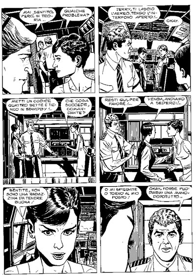 Tavola tratta dal numero 102<br>diegni di Steve Boraley<br><i>(c) 2006 Sergio Bonelli Editore</i>