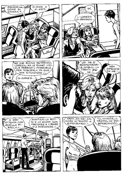 Tavola tratta dal numero 102<br>diegni di Steve Boraley<br><i>(c) 2006 Sergio Bonelli Editore</i>