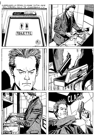 Tavola tratta dal numero 102<br>26 tavole in anteprima<br><i>(c) 2006 Sergio Bonelli Editore</i>